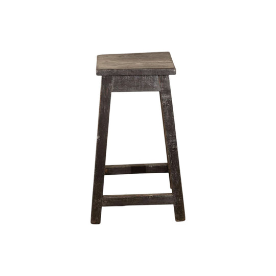 Vintage Wooden Bar Stool #54