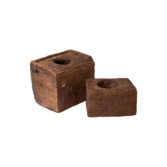 Vintage Wooden Grinding Block