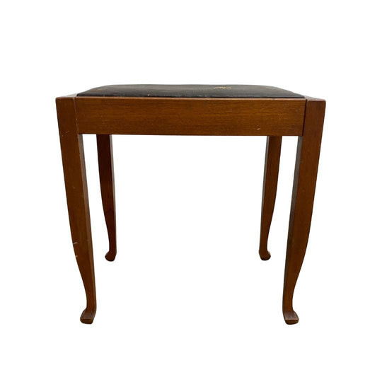 Vintage Wooden Piano Stool