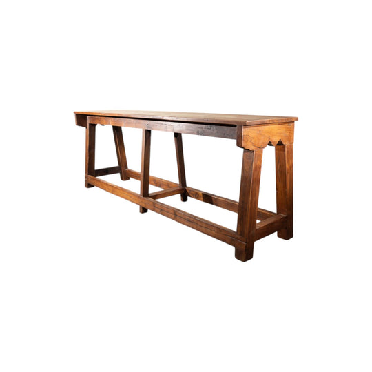 Vintage Wooden Serving Table/Bench  #C019