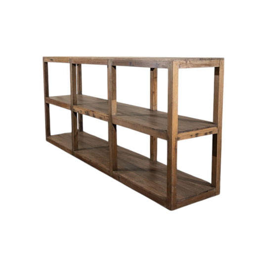 Vintage Wooden Shelving Unit #49