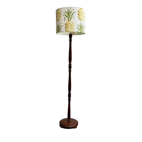 Vintage Wooden Standard Floor Lamp
