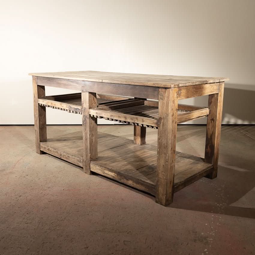 Shop Vintage Wooden Work Table/Bench #39 | Bazaa
