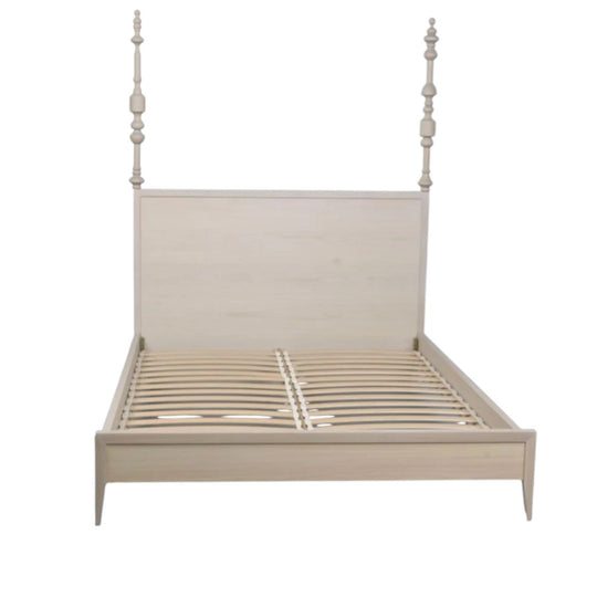 Vintage ZUSTER Sabrina Queen Bed Frame - Blonde Oak