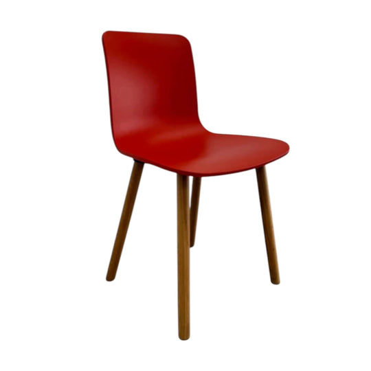 Vitra, HAL Wood Chair by Jasper Morison - Red