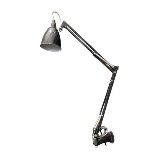 Vintage Industrial Anglepoise 1209 Task Lamp | Wall Clamp Mount