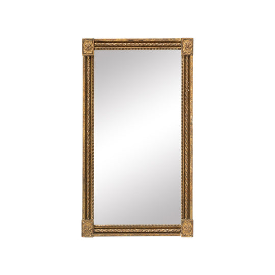 Louis XVI Giltwood Mirror