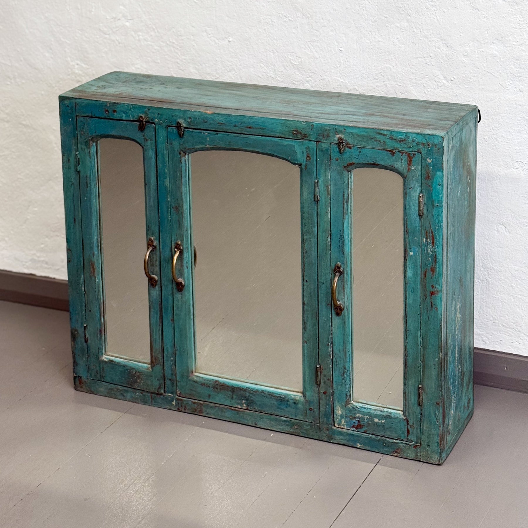 Wall Cabinet with Mirrored Doors | Bazaa | Designer, Vintage and Antique Furniture