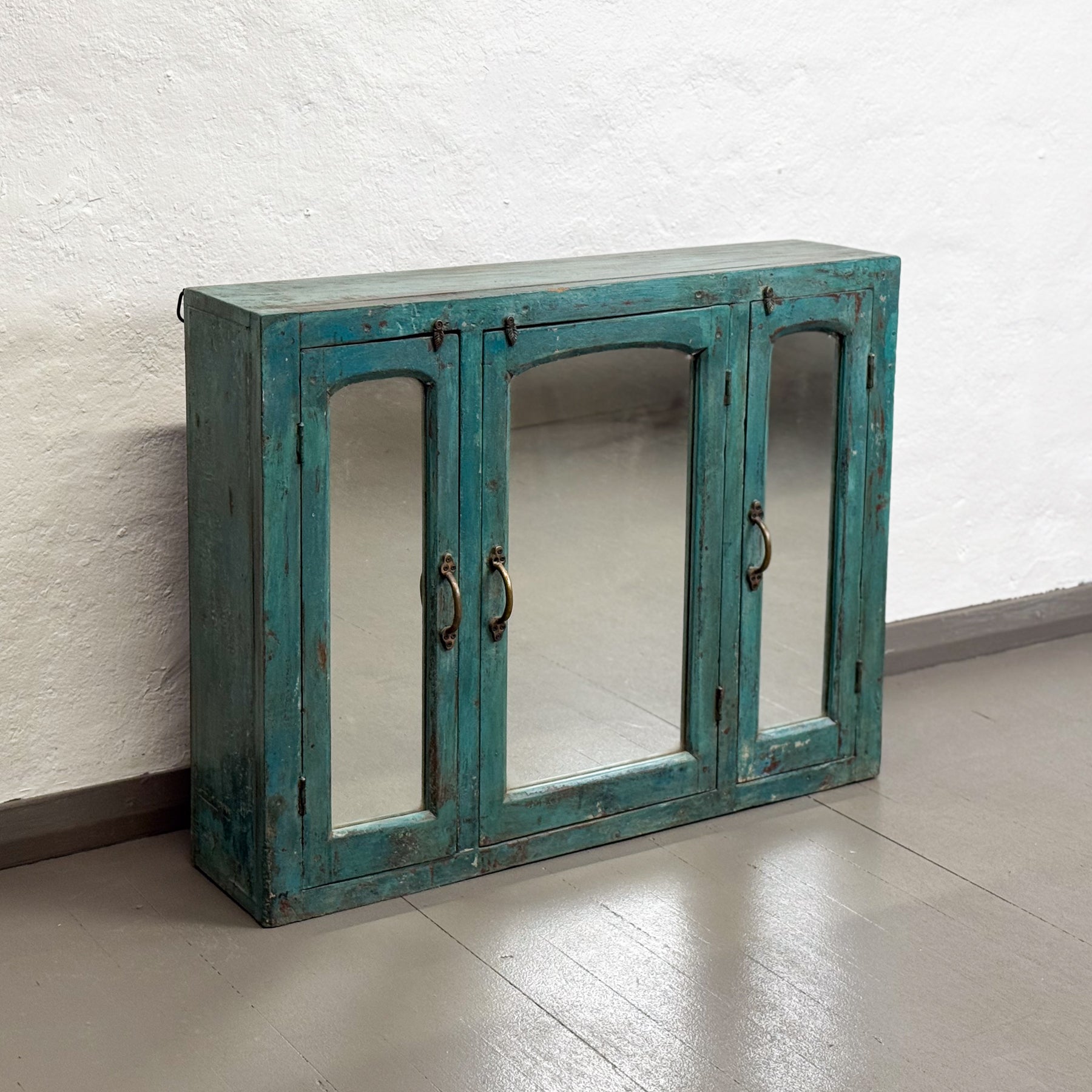 Wall Cabinet with Mirrored Doors | Bazaa | Designer, Vintage and Antique Furniture