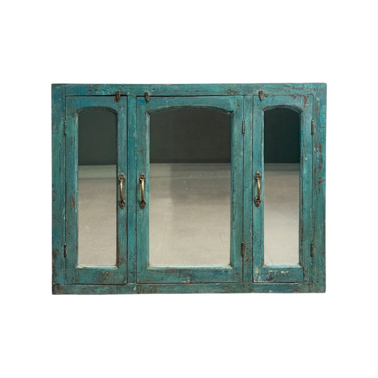 Wall Cabinet with Mirrored Doors