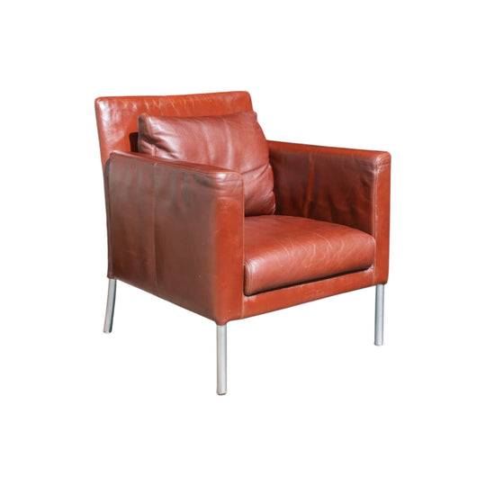 Walter Knoll Jason 391-10 Armchair in Conker Leather