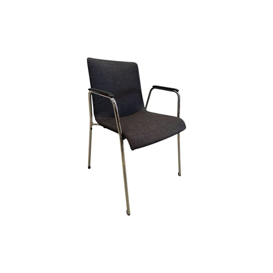 Walter Knoll - Mid-back Liz Chair - Chocolate