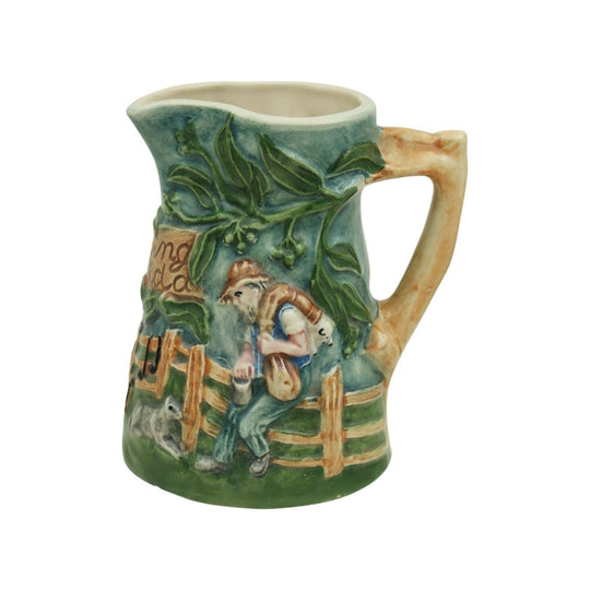 Waltzing Matilda musical jug by Diana Pottery