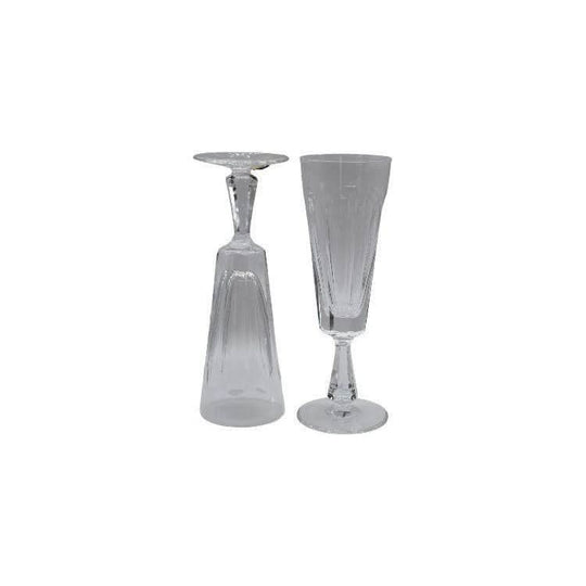 Waterford Crystal "Glencree" Champagne Flutes. Set of 2 - Made in Ireland