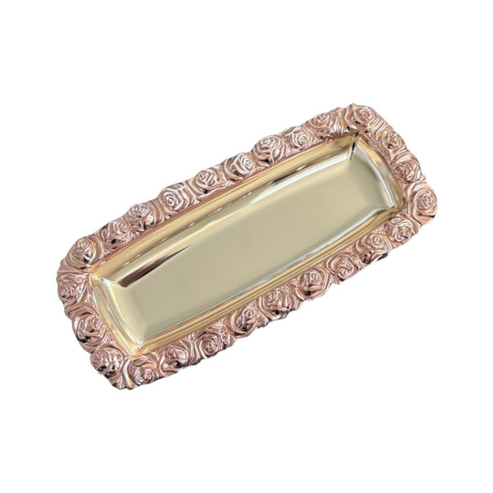 WATERFORD SILVER PLATED VANITY TRAY