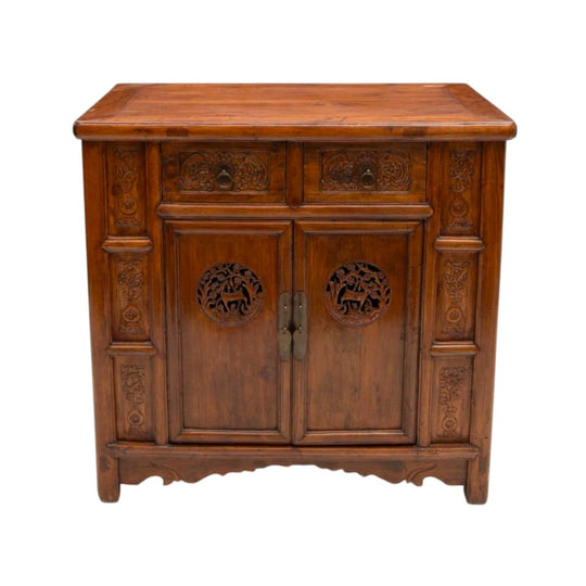 Wedding cabinet with longevity medallions