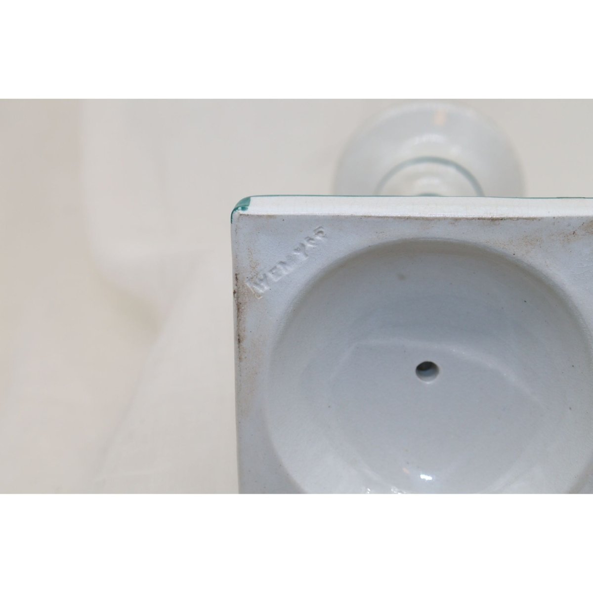 Wemyss candlestick decorated with cherries. | Bazaa | Designer, Vintage and Antique Furniture