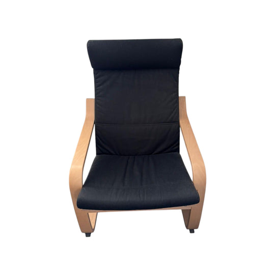 Armchair IKEA Bentwood Lounge Chair Black Cushion Scandinavian Relax Chair