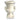 White ceramic urn shape vase (Crazing) - Bazaa