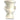 White ceramic urn shape vase (Crazing) - Bazaa