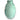 White Lillies Aqua Ceramic Vase - Bazaa