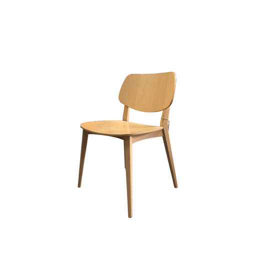 Wide Set Billiani Timber Dining Chair