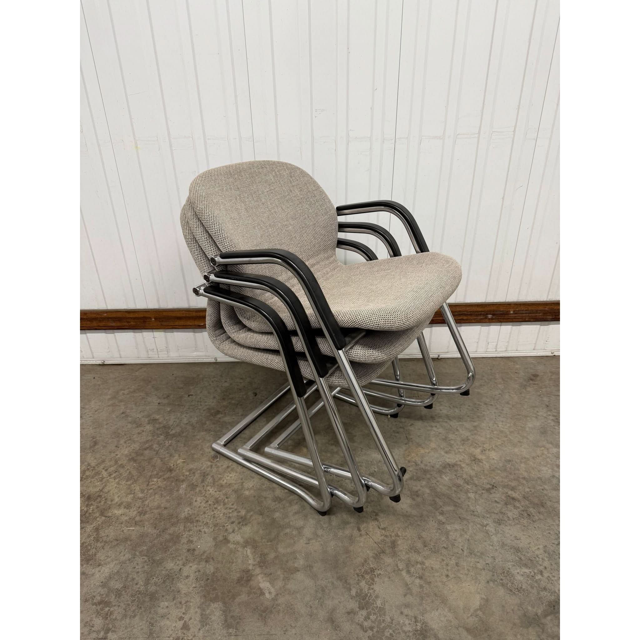 Shop Wilkhahn FS 212/5 cantilever sled stacker - Beige | Bazaa