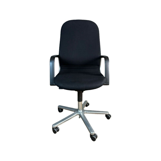 Wilkhahn FS 213/85 High Backrest Office Chair in Black