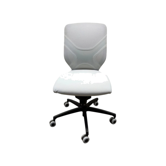 Wilkhahn IN 184/7 Ergonomic Office Chair – White / Light Grey | Ex-Showroom