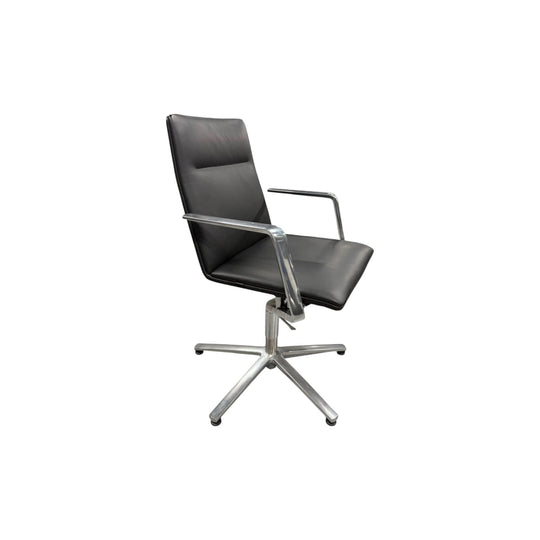 Wilkhahn Sola Conference Chair – Black Leather