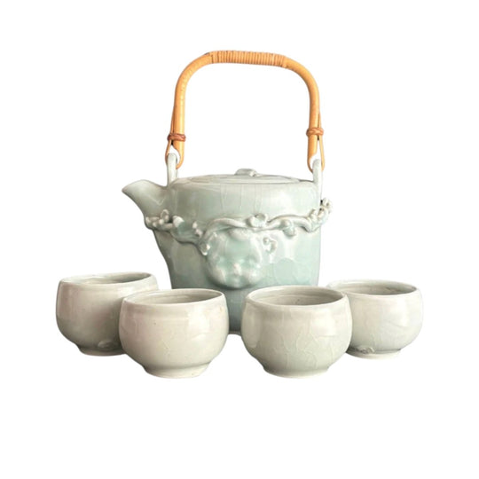 WILLI MICHALSKI (Australian, 1935–2022) A Five-Piece Studio Pottery Tea Service, circa 1980s
