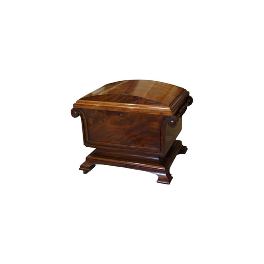 William IV Mahogany Dome Top Cellaret, c.1830