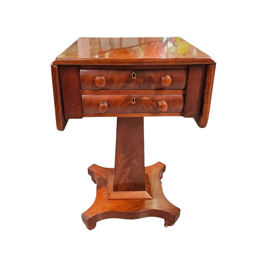 William IV Mahogany Sewing/Work Table