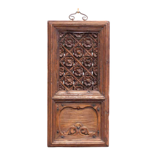 Window panels with chrysanthemum flowers