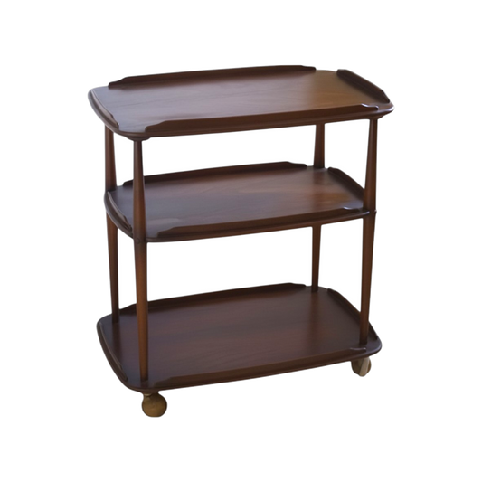 Mid-Century Modern Ercol Bar Cart Designed by Lucian Ercolani