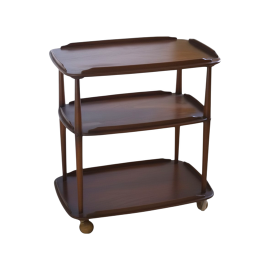 Mid-Century Modern Ercol Bar Cart Designed by Lucian Ercolani