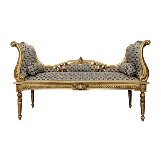 Circa 1900 French Empire Revival Giltwood Daybed