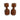 Wooden Candlestick Holder Set of 2 - Bazaa