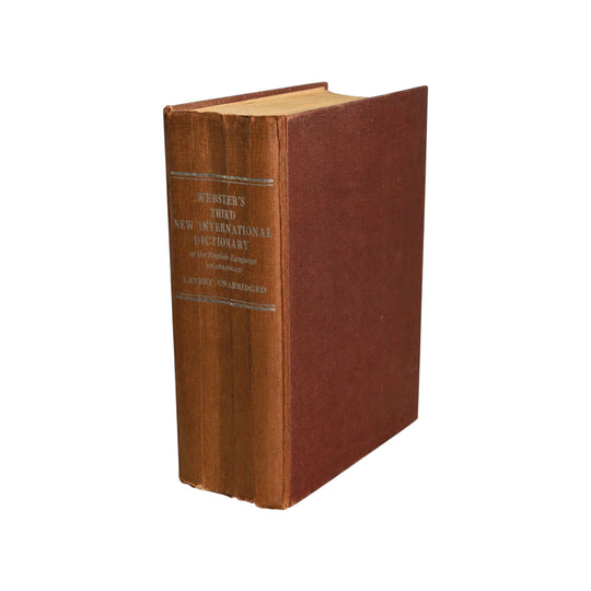 1969 Webster's Third New Int'l Dictionary HC Book