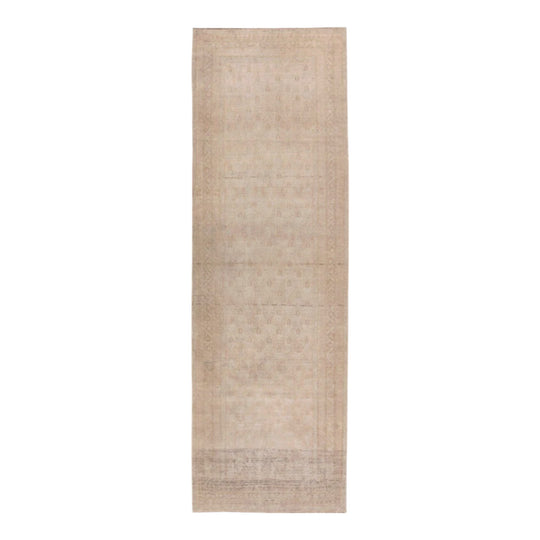 Muted Architectural Malayer Runner | Handwoven Wool