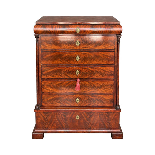 A Baltic Empire Mahogany Secrétaire à Abattant, c.1830