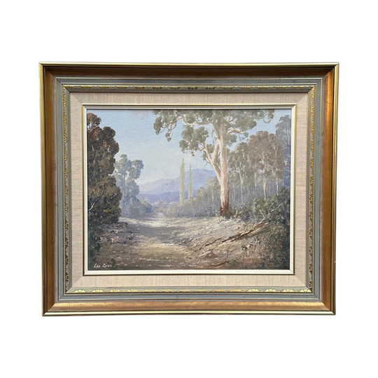 Les Rees 1914-2001 Misty Morn at Bright oil painting
