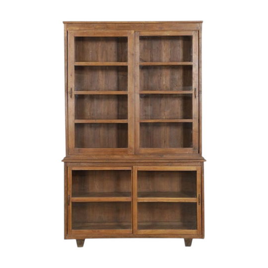 Wooden Glassfronted Cabinet #2647
