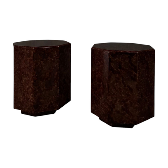 Pair of Octagonal Side Tables