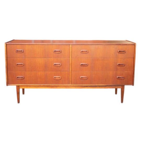 Parker 1960s Six‑Drawer Chest
