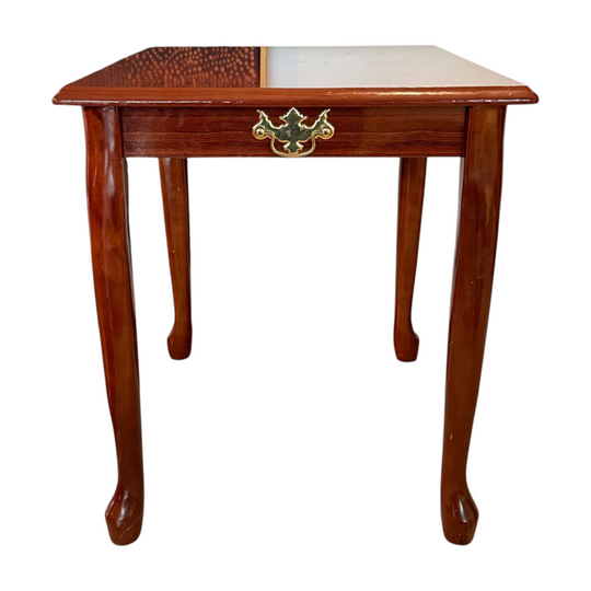 Queen Anne Mahogany Side Table
