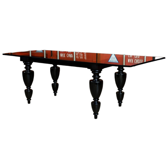 Zanotta Dorien Table by Dominique Mathieu — Limited Edizione, Black Lacquer