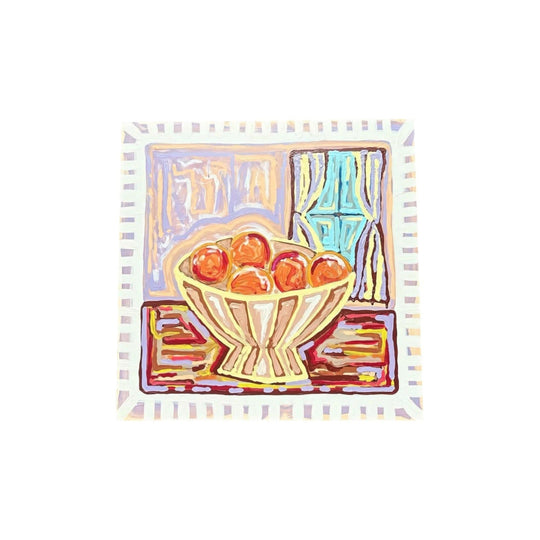 "Zest and Lavender" Acrylic on Canvas by Nikola