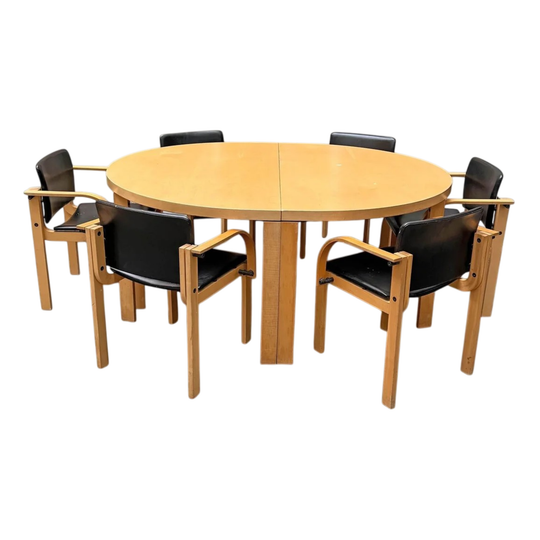 Fritz Hansen Model 4810 Dining Set Friis & Moltke 1986